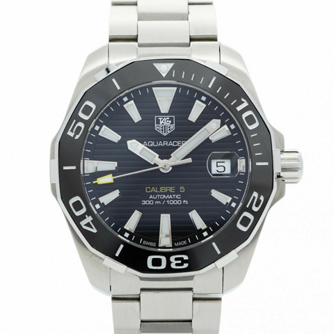 Tag Heuer Aquaracer WAY211A 黑色錶盤男士手錶
