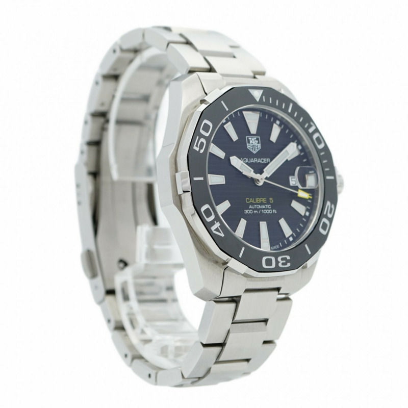 Tag Heuer Aquaracer WAY211A 黑色錶盤男士手錶-3