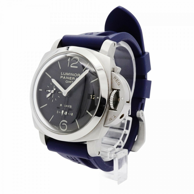 沛納海 Luminor 1950 8DAYS GMT PAM00233 黑色錶盤男士手錶-2