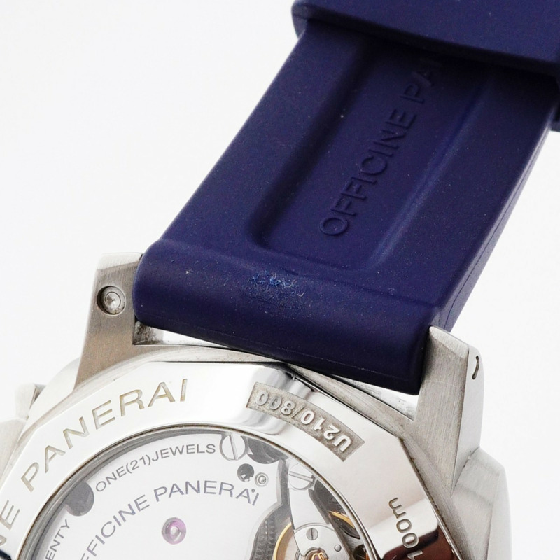 沛納海 Luminor 1950 8DAYS GMT PAM00233 黑色錶盤男士手錶-6