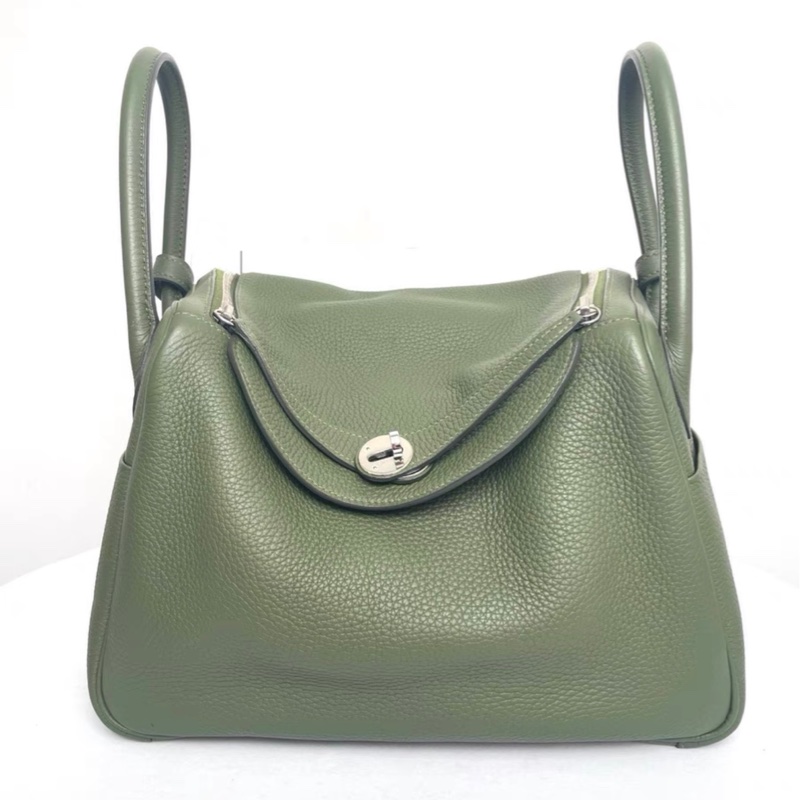 Hermes 愛馬仕 lindy30 橄欖綠 框Q-0