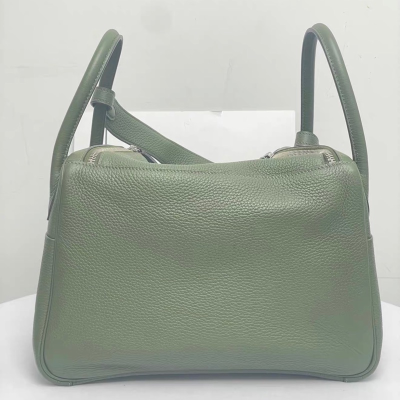 Hermes 愛馬仕 lindy30 橄欖綠 框Q-1
