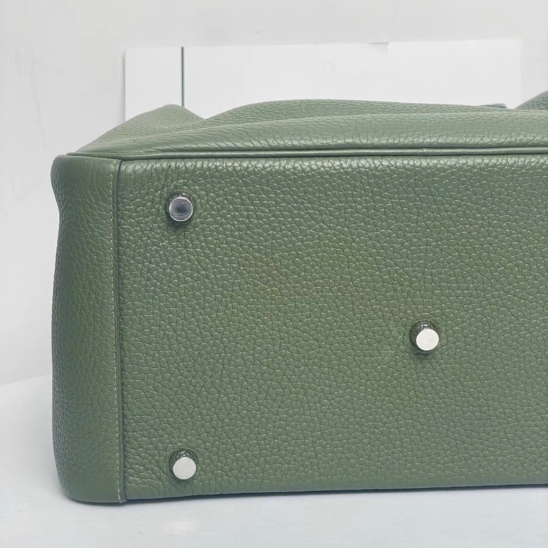 Hermes 愛馬仕 lindy30 橄欖綠 框Q-3