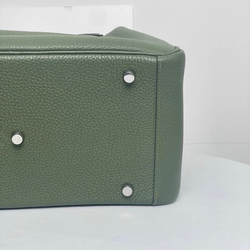 Hermes 愛馬仕 lindy30 橄欖綠 框Q-4