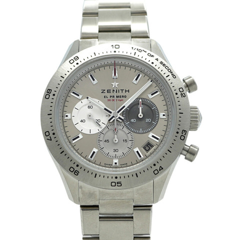 Zenith El Primero 95.3100.3600 銀色錶盤男士手錶