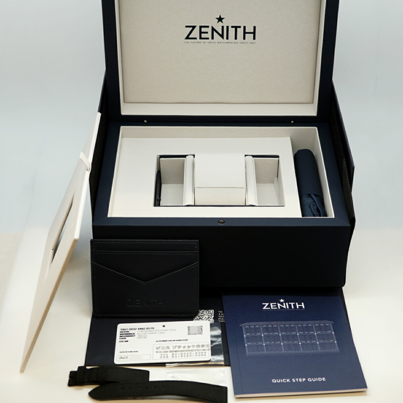 Zenith Chronomaster 03.3100.3600 21.C822 黑色錶盤男士手錶-1