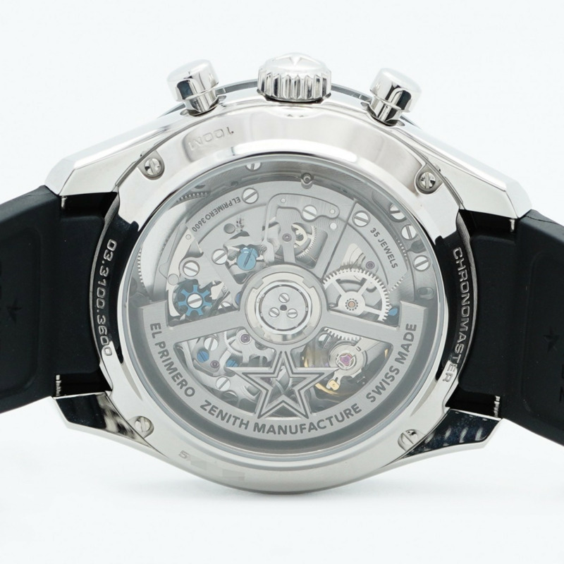 Zenith Chronomaster 03.3100.3600 21.C822 黑色錶盤男士手錶-5