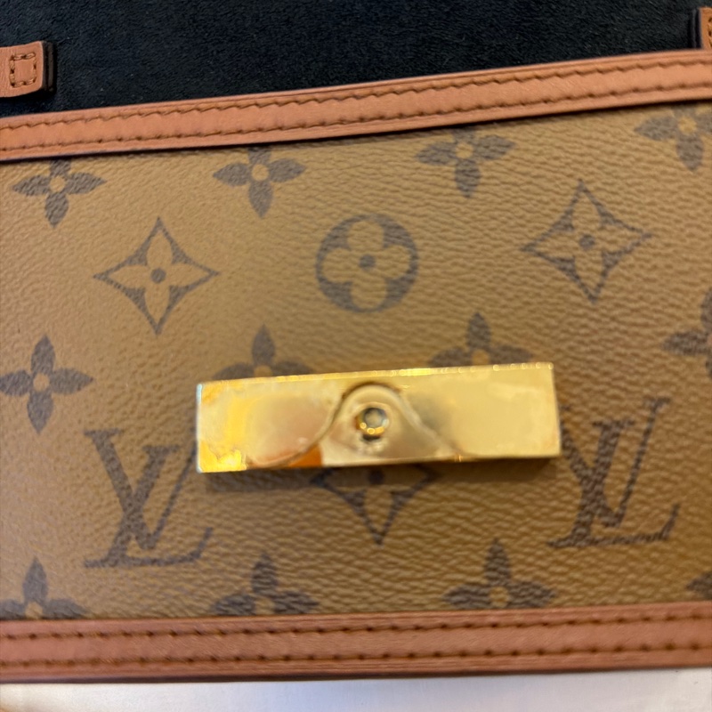 LV路易威登 老花拼色達芙妮woC斜挎包,尺寸18*12, 晶片款-20