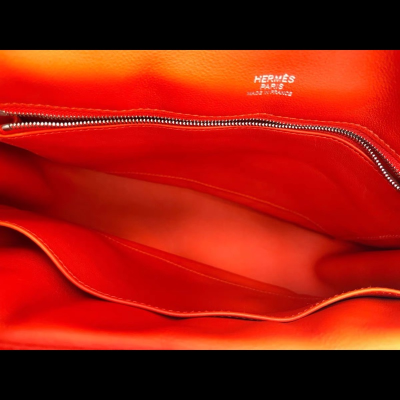Hermes 愛馬仕 Berline 紅色單肩包 框R-3