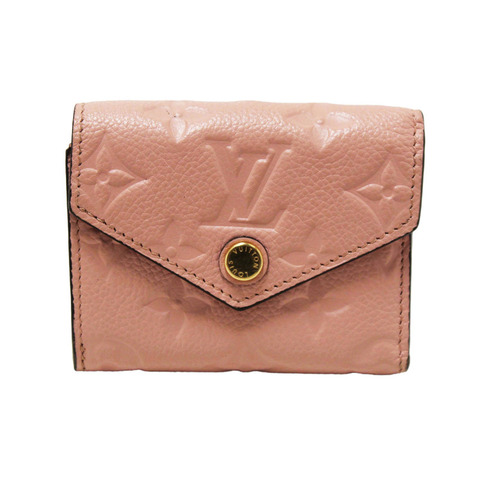 Louis Vuitton Pink Monogram Empreinte Leather Zoe Wallet