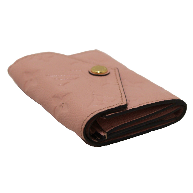 Louis Vuitton Pink Monogram Empreinte Leather Zoe Wallet-7