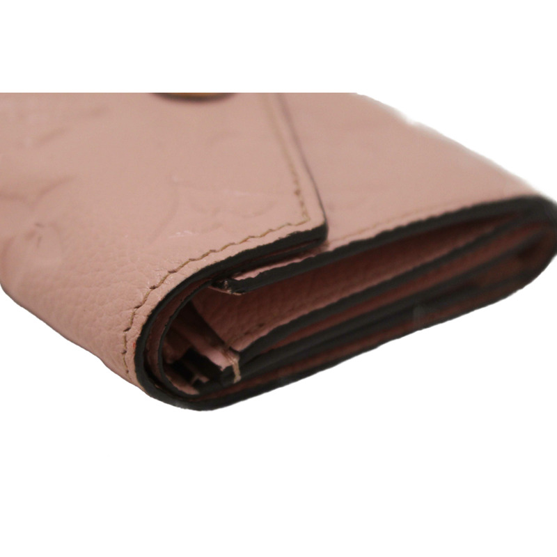 Louis Vuitton Pink Monogram Empreinte Leather Zoe Wallet-8