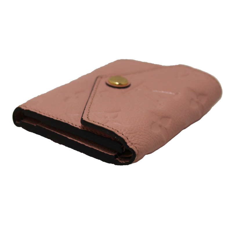 Louis Vuitton Pink Monogram Empreinte Leather Zoe Wallet-14
