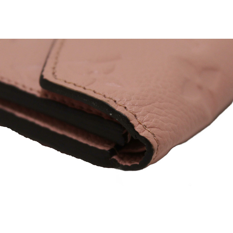 Louis Vuitton Pink Monogram Empreinte Leather Zoe Wallet-15