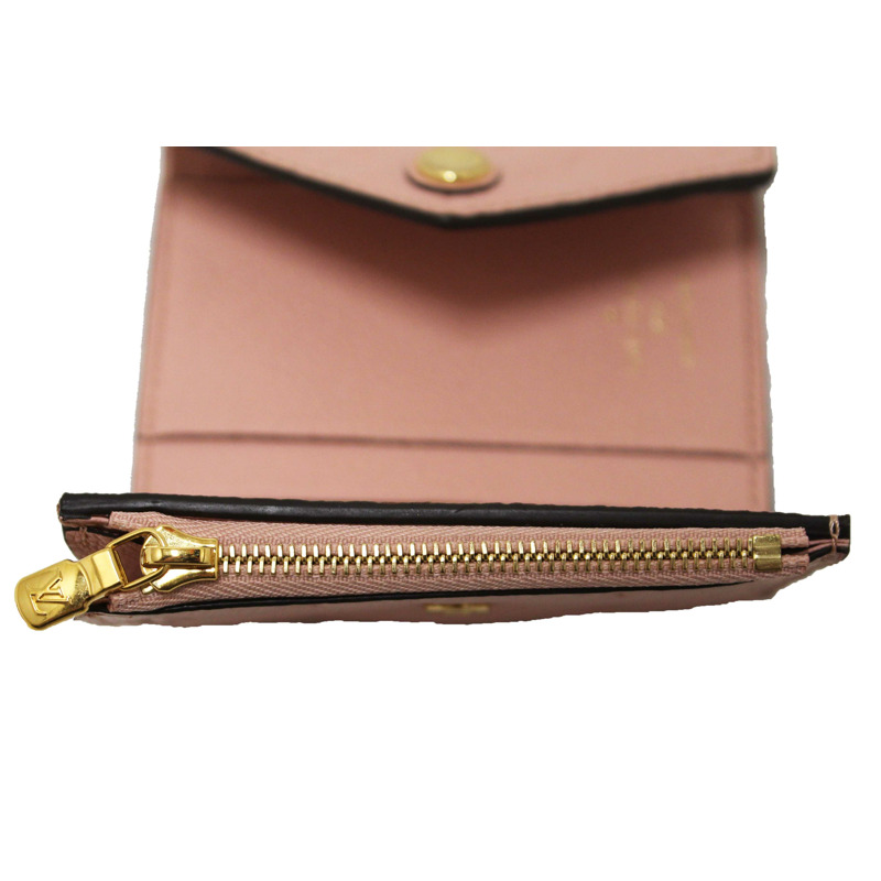Louis Vuitton Pink Monogram Empreinte Leather Zoe Wallet-18