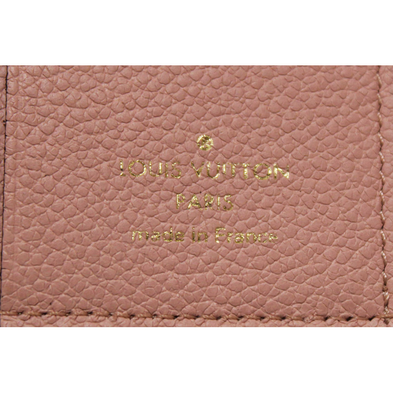 Louis Vuitton Pink Monogram Empreinte Leather Zoe Wallet-21