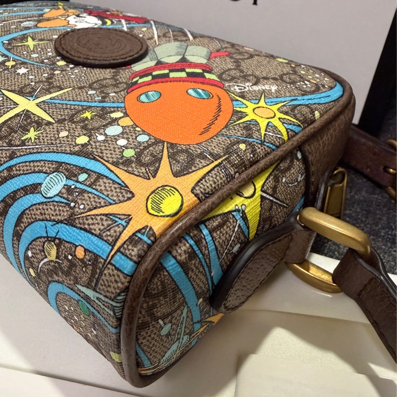 GUCCI 正品 648124 唐老鴨 相機包 小方包 斜背包 迪士尼-8