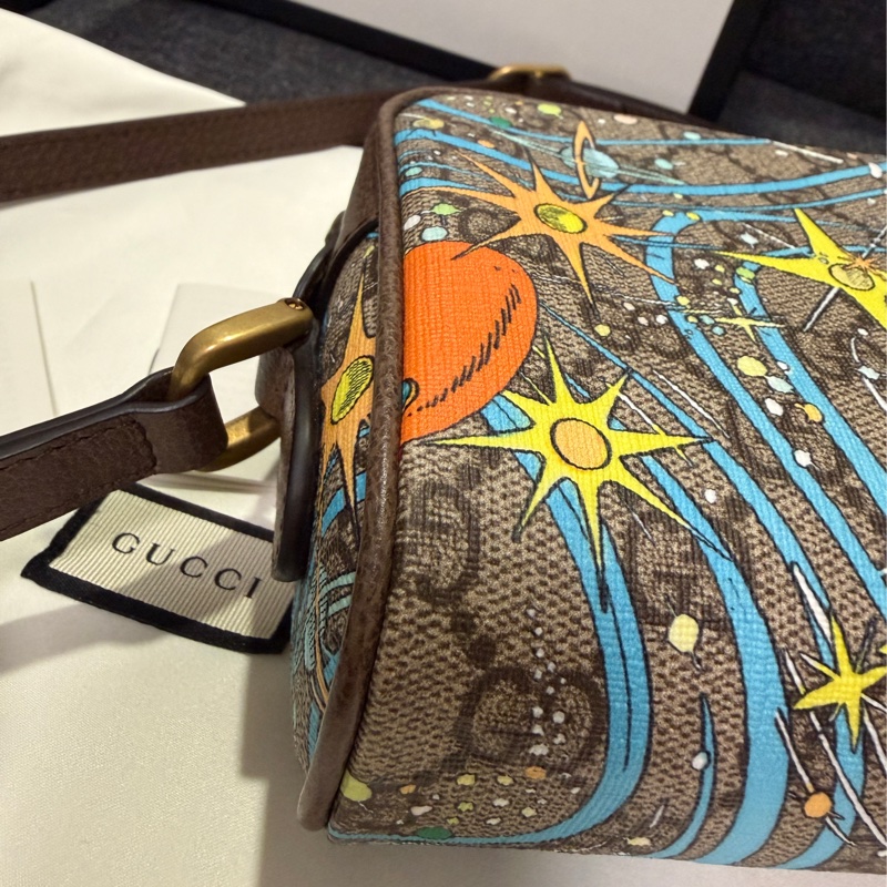 GUCCI 正品 648124 唐老鴨 相機包 小方包 斜背包 迪士尼-9