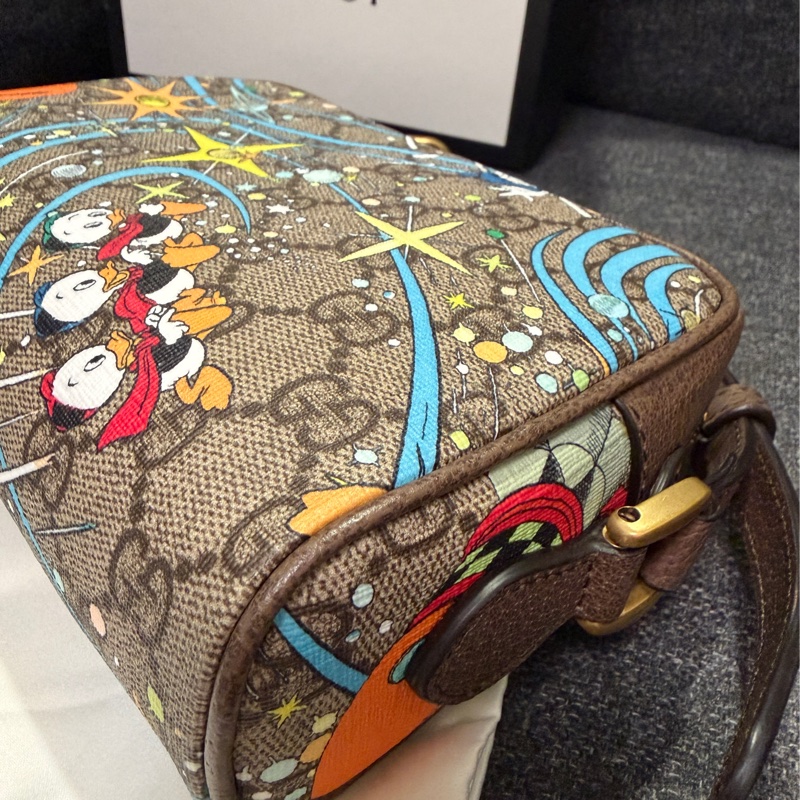 GUCCI 正品 648124 唐老鴨 相機包 小方包 斜背包 迪士尼-10