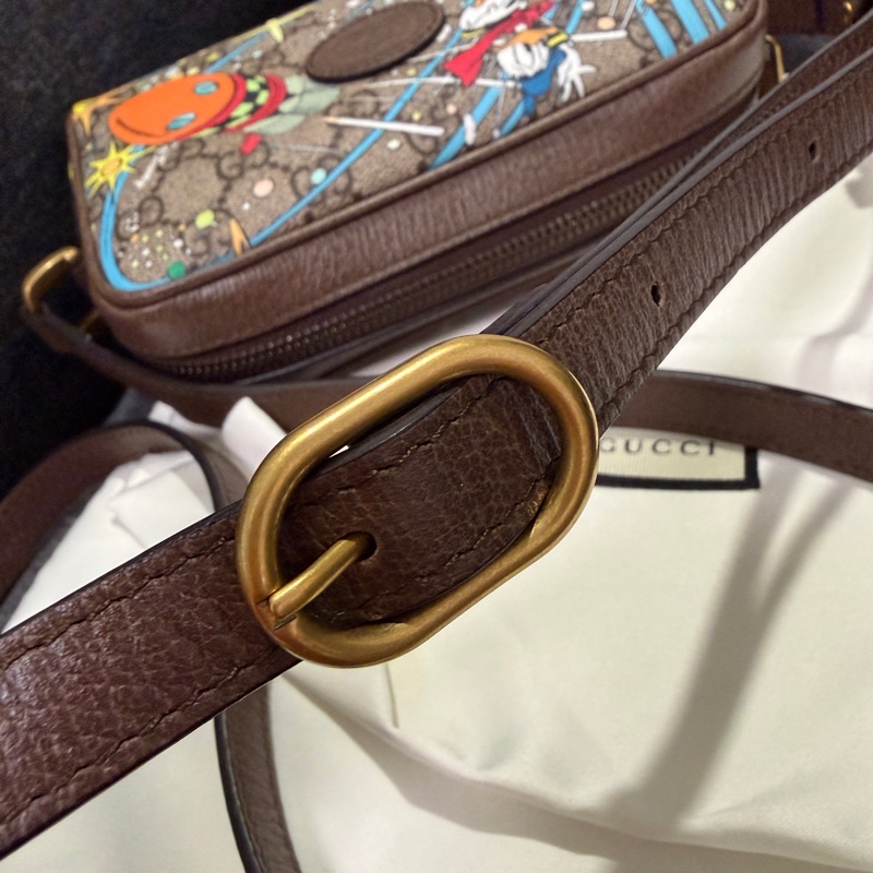 GUCCI 正品 648124 唐老鴨 相機包 小方包 斜背包 迪士尼-15