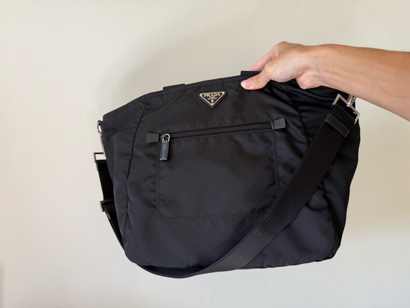 PRADA BR5137 中性 托特包 側背包 媽媽包-7