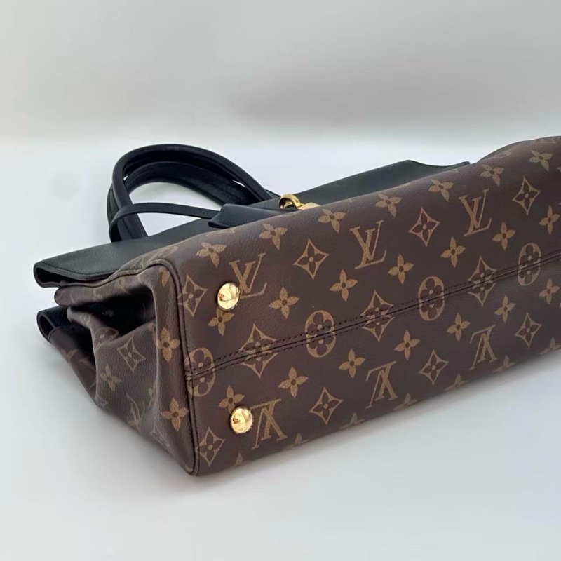 LV 老花拼色Venus手提斜背包34*22*12 98新配件塵袋購證鎖鑰匙-10