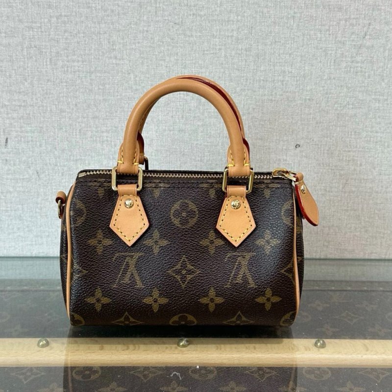 LV 聖誕節限定speedy nano手提斜背包 16*10*7.5 98新配件塵袋-4