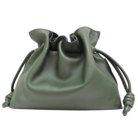 綠色 小牛皮 肩背包【LOEWE 羅威】