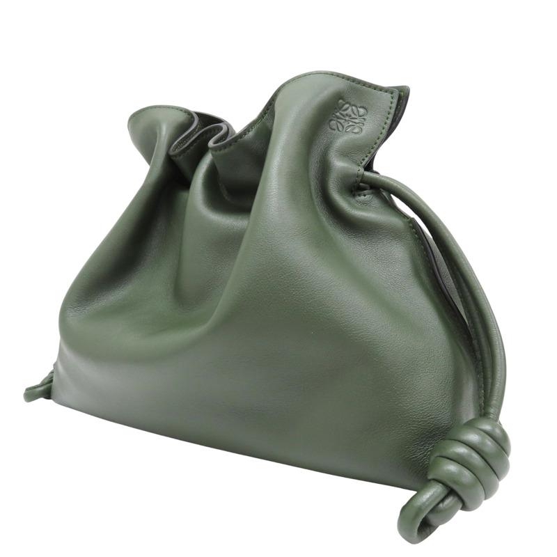 綠色 小牛皮 肩背包【LOEWE 羅威】-2