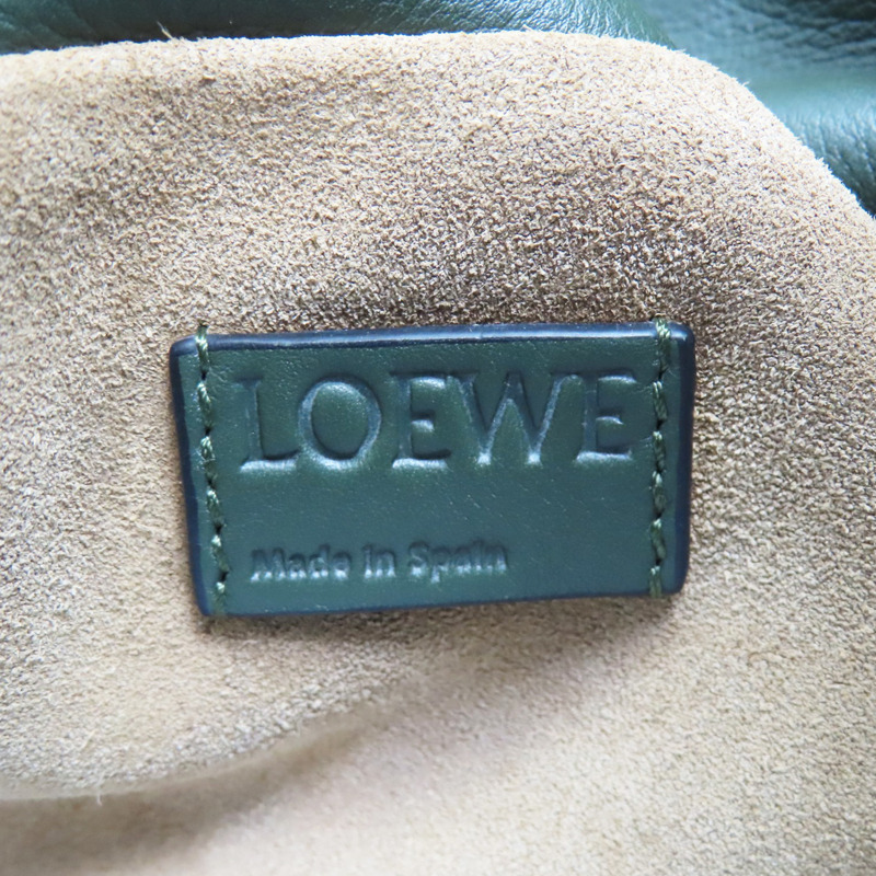 綠色 小牛皮 肩背包【LOEWE 羅威】-5