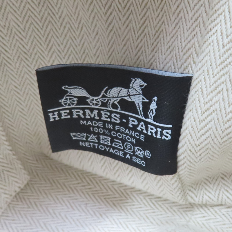 綠色 帆布 Bride-a-Brac 手提包【HERMES 愛馬仕】-5