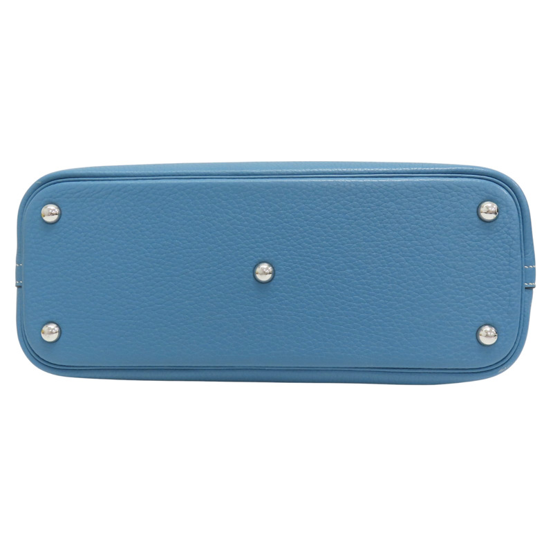 牛仔藍 Togo牛皮 Blue Bolide31 两用包 T刻【HERMES 愛馬仕】 Bleu Jean-3