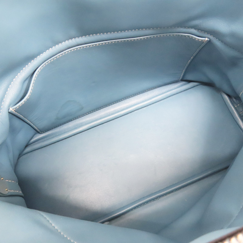 牛仔藍 Togo牛皮 Blue Bolide31 两用包 T刻【HERMES 愛馬仕】 Bleu Jean-4