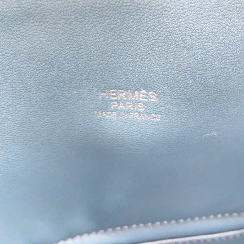 牛仔藍 Togo牛皮 Blue Bolide31 两用包 T刻【HERMES 愛馬仕】 Bleu Jean-6