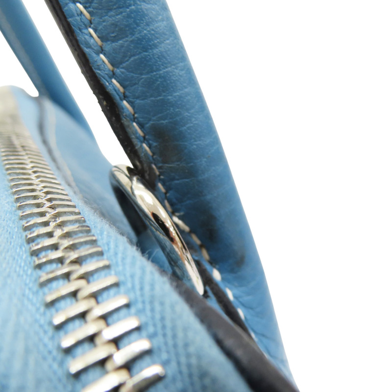 牛仔藍 Togo牛皮 Blue Bolide31 两用包 T刻【HERMES 愛馬仕】 Bleu Jean-15