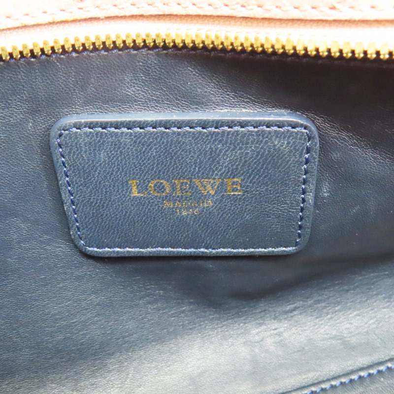 粉色 鴕鳥皮 手提包【LOEWE 羅威】-6