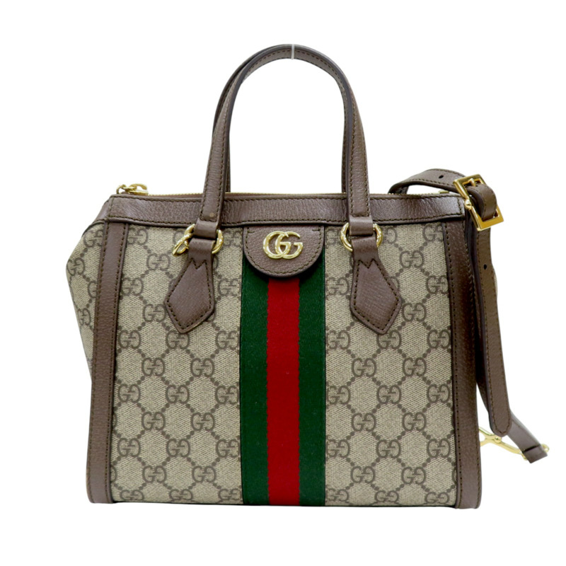 烏木色 GG Supreme 帆布 Ophidia Small 兩用包 547551【GUCCI 古馳】 #547551-0