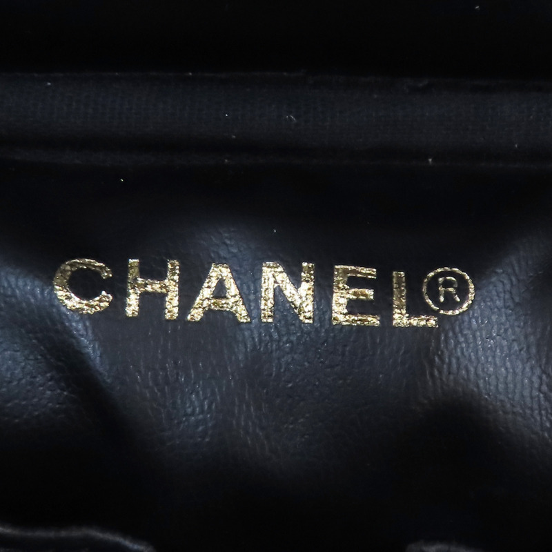 黑色 荔枝紋牛皮 化妝包 手提包 A01998【CHANEL 香奈兒】 A01998-6