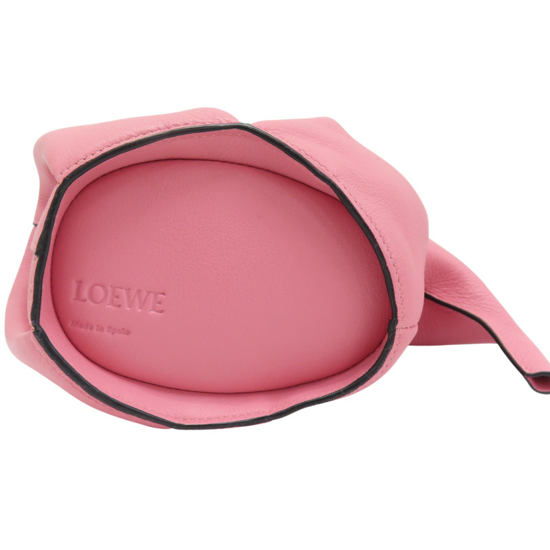 粉色 牛皮 小象 肩背包【LOEWE 羅威】-3