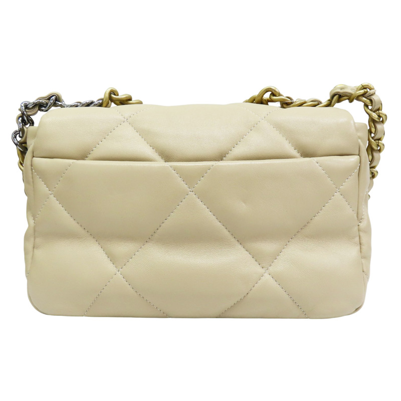 米色 羊皮 19 26cm 肩背包 AS1160【CHANEL 香奈兒】 AS1160-1