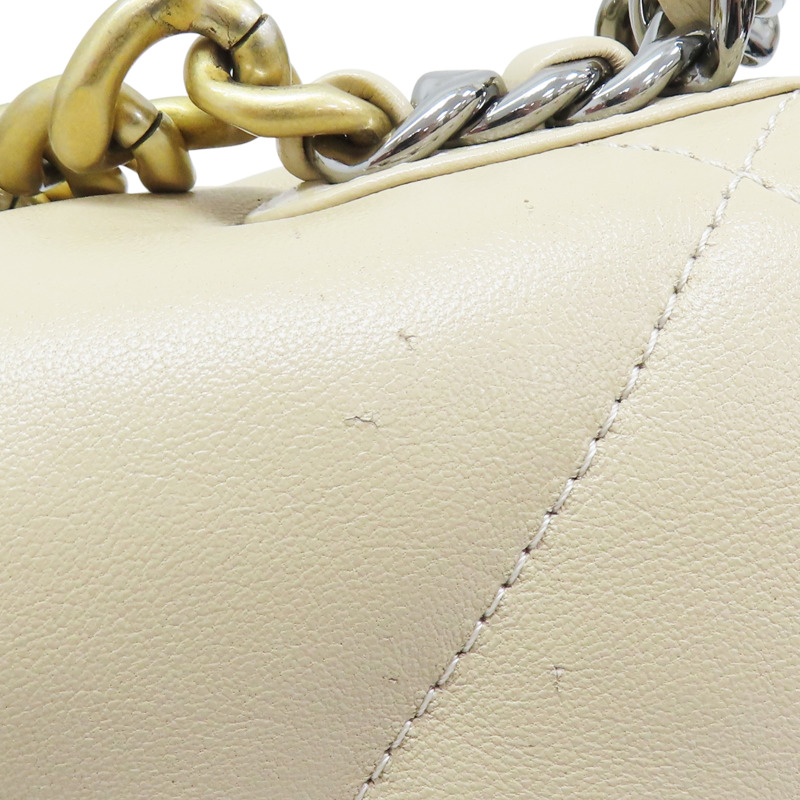 米色 羊皮 19 26cm 肩背包 AS1160【CHANEL 香奈兒】 AS1160-14