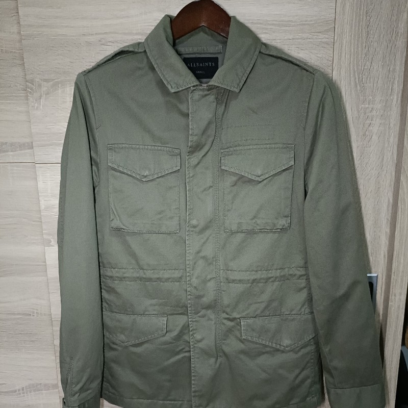 Allsaints 軍綠 M65 軍裝外套 短大衣 男S-0