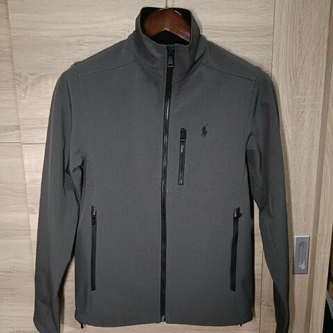 Polo Ralph Lauren RL 灰色 軟殼外套 男XS