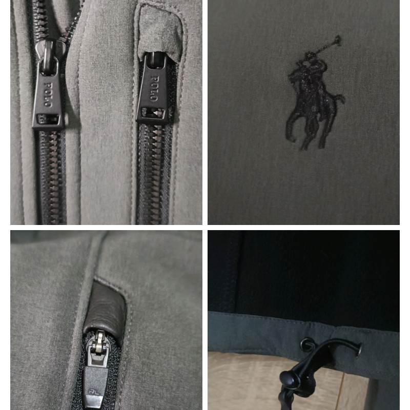 Polo Ralph Lauren RL 灰色 軟殼外套 男XS-7