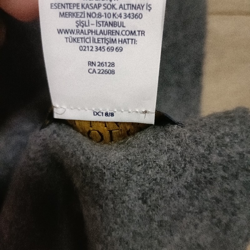 Polo Ralph Lauren RL 灰色 羊毛 圍巾-7