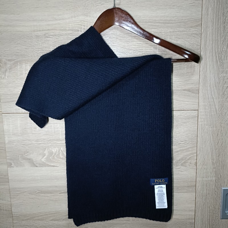 Polo Ralph Lauren Polo Bear 小熊 深藍 羊毛 圍巾-3