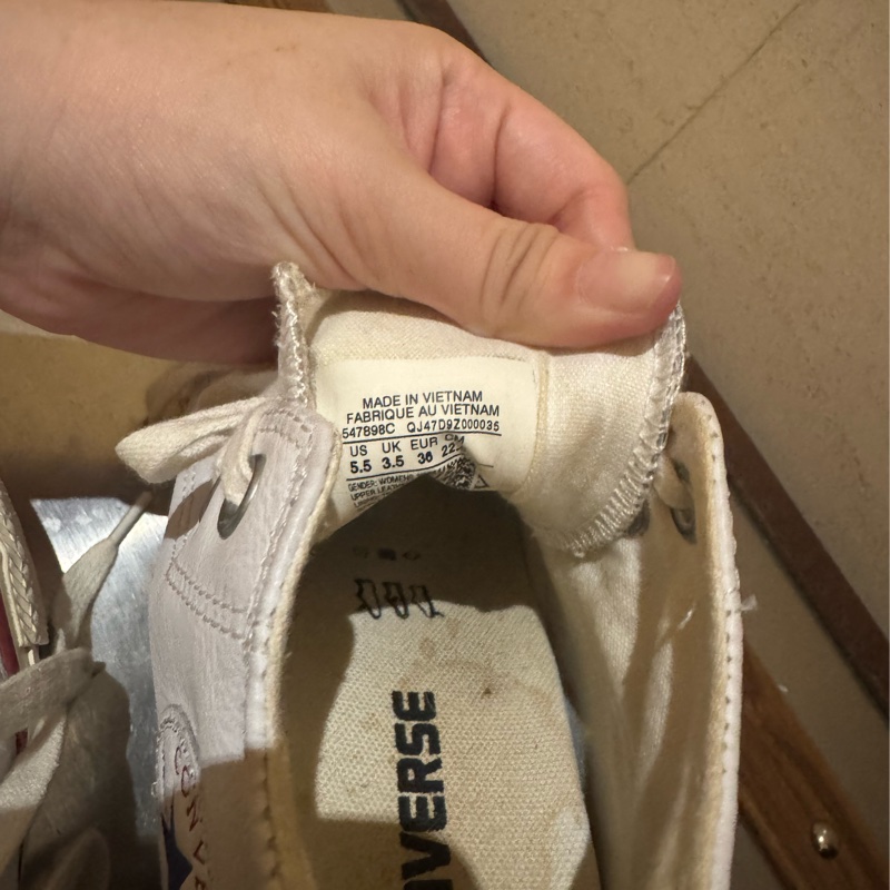 Converse 鉚釘鞋 US5.5-5