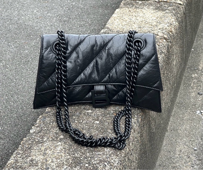 Balenciaga so black 沙漏鏈條包-1