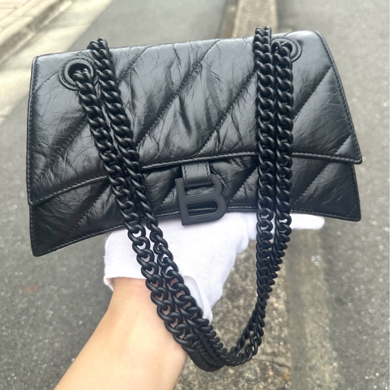 Balenciaga so black 沙漏鏈條包-2