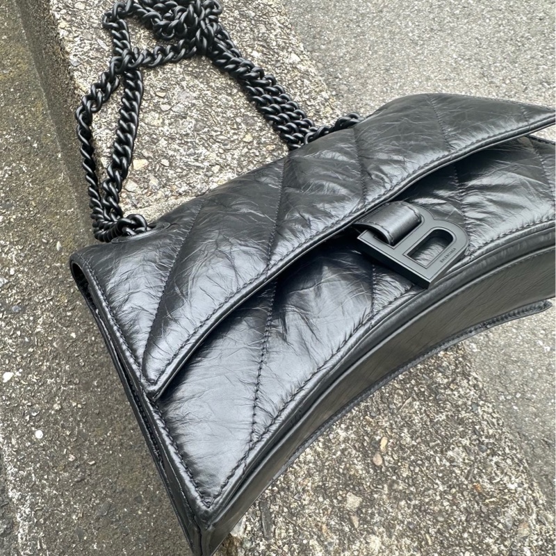 Balenciaga so black 沙漏鏈條包-4